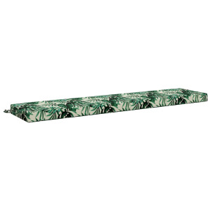 vidaXL Bankkussen SOEST 100% Polyester Bladpatroon 180 x 40 x 8 cm