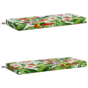vidaXL 2-delige Bankkussens SOEST 2 st 100% Polyester Meerkleurig