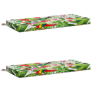 vidaXL 2-delige Bankkussens SOEST 2 st 100% Polyester Meerkleurig