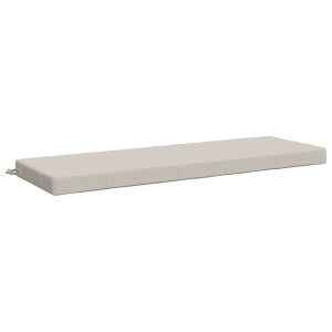 vidaXL Bankkussen SOEST 100% Polyester Wit 150 x 50 x 8 cm