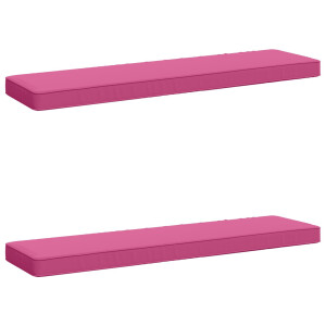 vidaXL 2-delige Bankkussens VUGHT 2 pcs 100% Polyester Roze