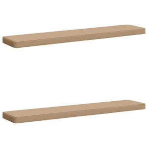 vidaXL 2-delige Bankkussens VUGHT 2 pcs 100% Polyester Zand