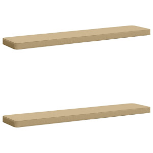 vidaXL 2-delige Bankkussens VUGHT 2 pcs 100% Polyester Beige