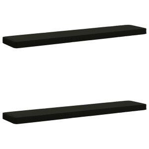 vidaXL 2-delige Bankkussens VUGHT 2 pcs 100% Polyester Zwart