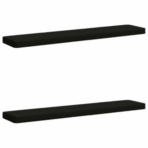 vidaXL 2-delige Bankkussens VUGHT 2 pcs 100% Polyester Zwart