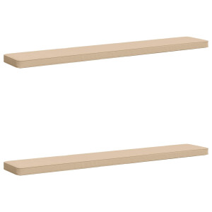 vidaXL 2-delige Bankkussens VUGHT 2 pcs 100% Polyester Crèmekleurig