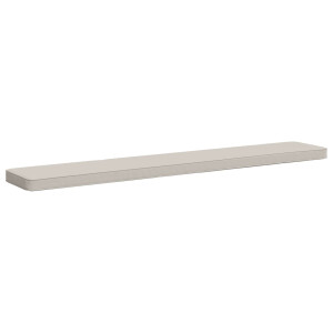vidaXL 1-delig Bankkussen VUGHT 100% Polyester Wit 180 x 30 x 5 cm