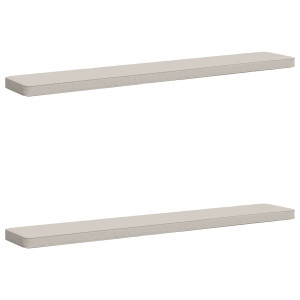vidaXL 2-delige Bankkussens VUGHT 2 pcs 100% Polyester Wit