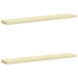 vidaXL 2-delige Bankkussens VUGHT 2 pcs 100% Polyester Crèmekleurig