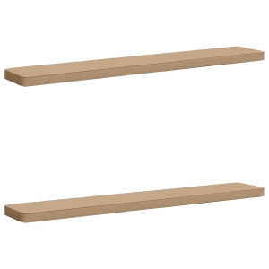vidaXL 2-delige Bankkussens VUGHT 2 pcs 100% Polyester Zand