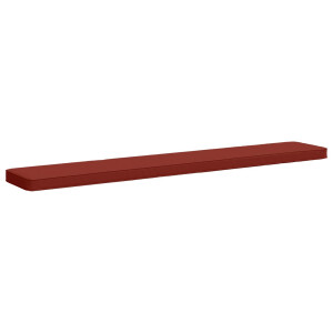 vidaXL 1-delig Bankkussen VUGHT 100% Polyester Rood 200 x 30 x 5 cm