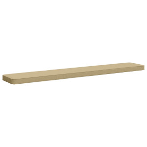 vidaXL 1-delig Bankkussen VUGHT 100% Polyester Beige 200 x 30 x 5 cm