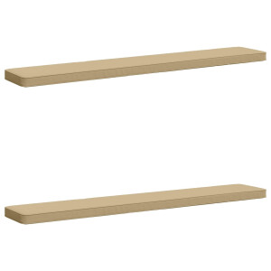 vidaXL 2-delige Bankkussens VUGHT 2 pcs 100% Polyester Beige