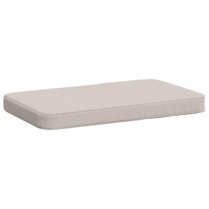 vidaXL 1-delig Bankkussen VUGHT 100% Polyester Wit 60 x 40 x 5 cm