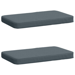vidaXL 2-delige Bankkussens VUGHT 2 pcs 100% Polyester Blauw