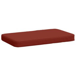 vidaXL 1-delig Bankkussen VUGHT 100% Polyester Rood 60 x 40 x 5 cm