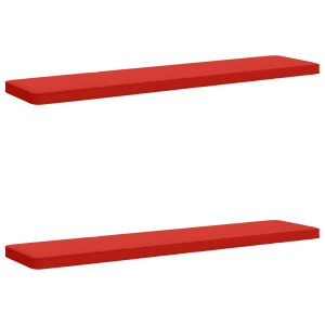 vidaXL 2-delige Bankkussens VUGHT 2 st 100% Polyester Rood