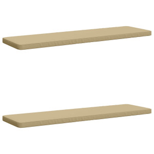 vidaXL 2-delige Bankkussens VUGHT 2 st 100% Polyester Beige