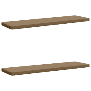 vidaXL 2-delige Bankkussens VUGHT 2 st 100% Polyester Taupe