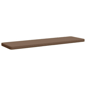 vidaXL 1-delig Bankkussen VUGHT 100% Polyester Taupe 180 x 50 x 5 cm