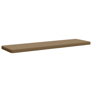 vidaXL 1-delig Bankkussen VUGHT 100% Polyester Taupe 180 x 50 x 5 cm