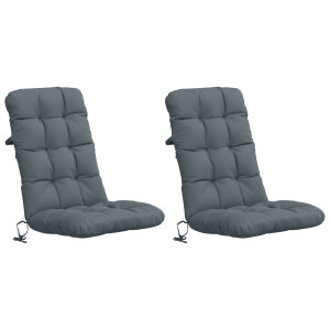 vidaXL 2-delige Hoogrug Kussen VIANEN 2 pcs 100% Polyester Blauw