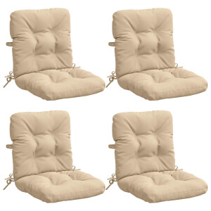 vidaXL 4-delige Hoogrug Kussen VIANEN 4 pcs 100% Polyester