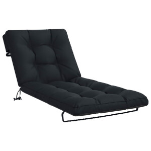 vidaXL Ligstoel Kussen VIANEN 100% Polyester Donkerblauw