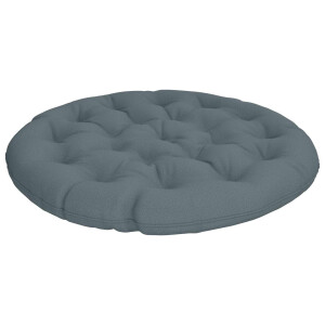 vidaXL Papasan Stoel Kussen VIANEN 100% Polyester Blauw Ø 120 x 12 cm