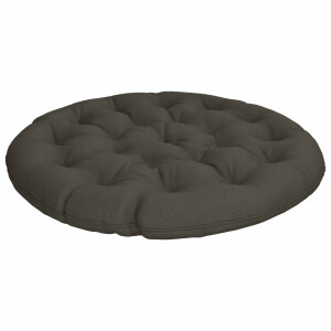 vidaXL Papasan Stoel Kussen VIANEN 100% Polyester Antraciet