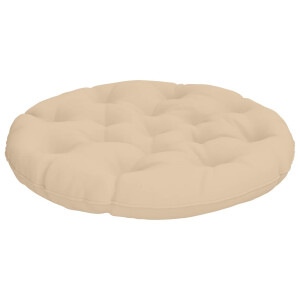 vidaXL Hangstoel Kussen VIANEN 100% Polyester Crèmekleurig