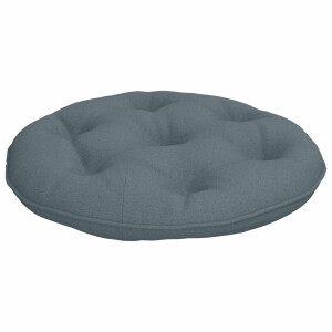 vidaXL Hangstoel Kussen VIANEN 100% Polyester Blauw Ø 60 x 10 cm