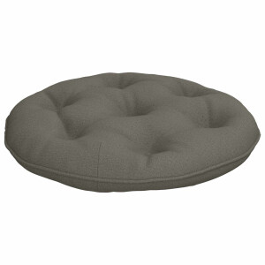 vidaXL Hangstoel Kussen VIANEN 100% Polyester Grijs Ø 60 x 10 cm