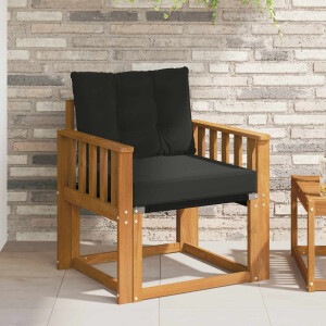 vidaXL 2 Stuk Tuinbank Massief Acaciahout Naturel