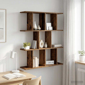 vidaXL Wandplank Oud hout 102 x 20 x 96 cm Bewerkt hout