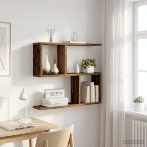 vidaXL Wandplank Oud hout 60 x 12 x 50,5 cm Bewerkt hout