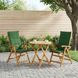 vidaXL Recliner Tuinstoelen 2 st Naturel Massief Acaciahout