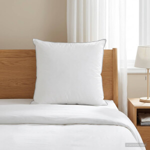 vidaXL Hoofdkussen 80 x 80 cm Australisch Wol Wit