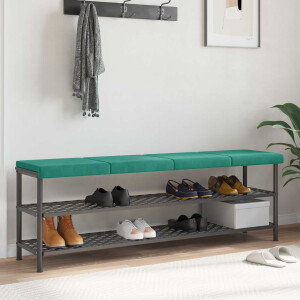 vidaXL Bankkussen 4 st fluweel Turquoise Diepte 35 cm