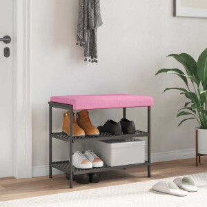 vidaXL Bankkussen Stof Roze Diepte 35 cm