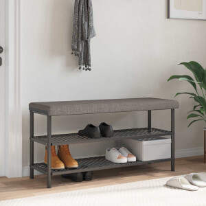 vidaXL Bankkussen Stof Taupe Diepte 35 cm