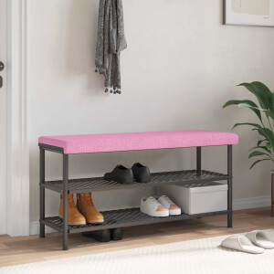 vidaXL Bankkussen Stof Roze Diepte 35 cm