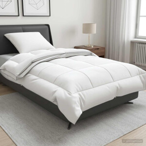 vidaXL Dekbed en Kussen Set 2 pcs 155x200 cm 4 seizoenen 200+300 GSM