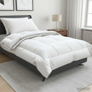 vidaXL Dekbed en Kussen Set 3 pcs 135x220 cm 4 seizoenen 200+300 GSM