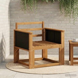vidaXL Buiten Midden Sofa Massief Acaciahout Naturel