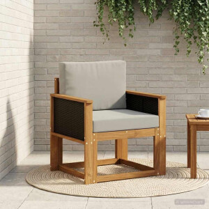 vidaXL Buiten Midden Sofa Massief Acaciahout Naturel