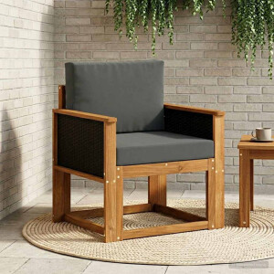 vidaXL Buiten Midden Sofa Massief Acaciahout Naturel