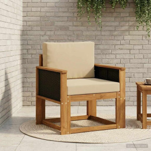 vidaXL Buiten Midden Sofa Massief Acaciahout Naturel