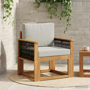 vidaXL Buiten Midden Sofa Massief Acaciahout Naturel