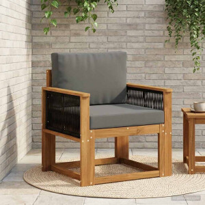 vidaXL Buiten Midden Sofa Massief Acaciahout Naturel